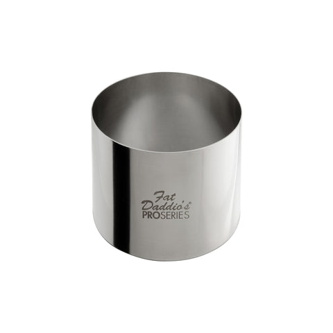 Fat Daddio's SSRD-5030 ProSeries 5" x 3" Stainless Steel Round Cake & Pastry Ring Mold