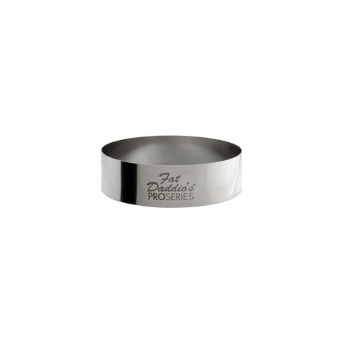 Fat Daddio's SSRD-5030 ProSeries 5" x 3" Stainless Steel Round Cake & Pastry Ring Mold