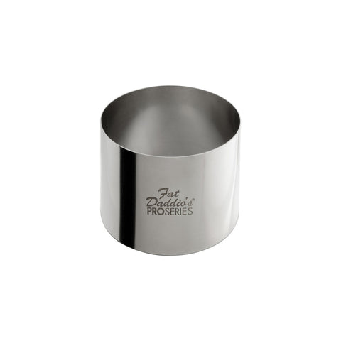 Fat Daddio's SSRD-5030 ProSeries 5" x 3" Stainless Steel Round Cake & Pastry Ring Mold