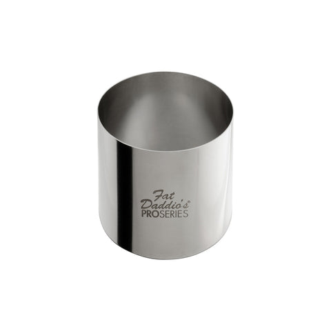 Fat Daddio's SSRD-5030 ProSeries 5" x 3" Stainless Steel Round Cake & Pastry Ring Mold