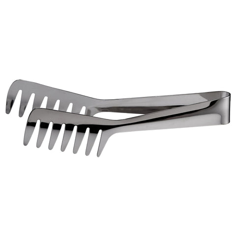 Winco ST-8 Spaghetti Tongs, 8" Mirror Finish Stainless Steel