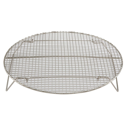 Winco STR-18 Nickel-Plated Round Steamer Rack, 17-3/4 Inch