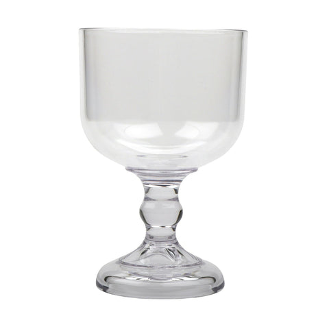 G.E.T. Enterprises SW-1428-1-SAN-CL 36 oz. Clear SAN Plastic Schooner Glass