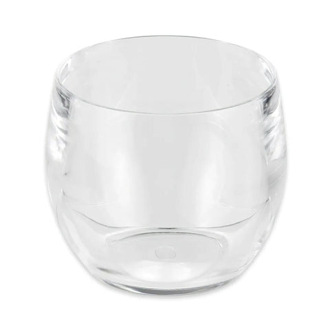 G.E.T. Enterprises SW-1460-CL 8 oz. Clear Stemless Wine Glass