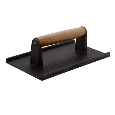 Libertyware SW95I Cast Iron Steak Weight with Wood Handle