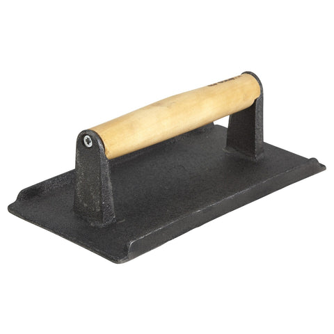 Winco SWA-2 Cast Iron Steak Weight, 2 lb, 4-1/4 x 8-1/4 in