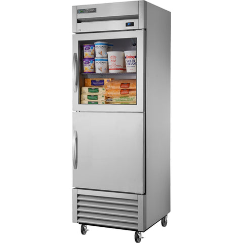 True Manufacturing T-23-1-G-1-HC~FGD01 Reach-In Combination Half Swing Door Refrigerator, 23 Cu. Ft.