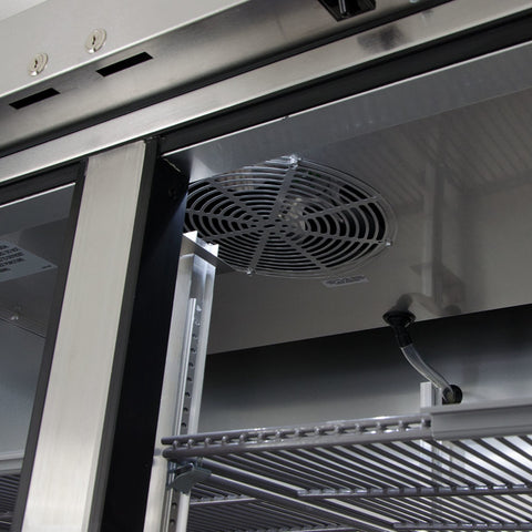 T-35-HC True 39.5" 2-Section Reach-In Refrigerator