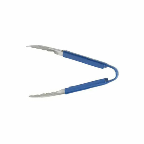 Libertyware T10P-BL 9" Blue Stainless Steel Utility Tongs