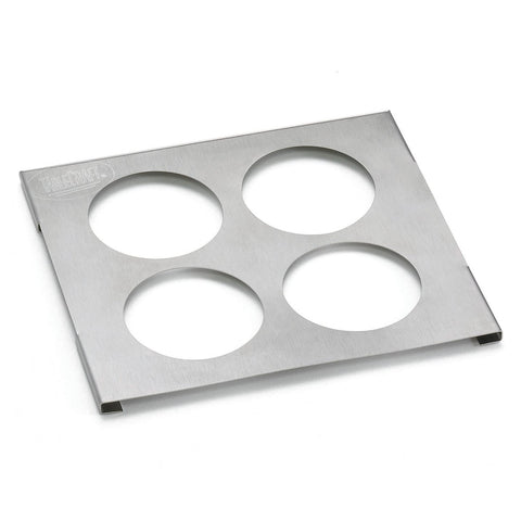 Tablecraft Products T4 Squeeze Bottle Template, 4-Hole Stainless Steel Insert