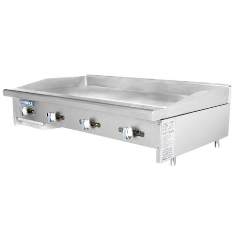Turbo Air TAMG-48 48" Countertop Manual Gas Griddle, Radiance Series