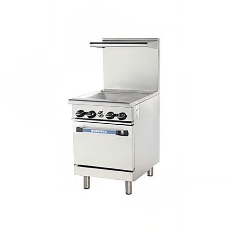 Turbo Air TAR-24G-LP Radiance 24 in Gas Range with Full Griddle and Standard Oven (LP)