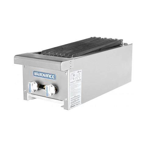 Turbo Air TARB-12 Radiance 12 in Countertop Radiant Gas Charbroiler, 30,000 BTU