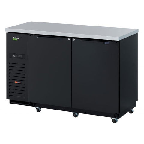 Turbo Air TBB-2SB-N6 Super Deluxe 2-Section Solid Door Back Bar Cooler, 19 Cu. Ft.