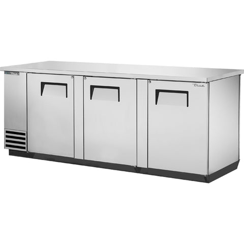 True TBB-4PT-S-HC Stainless Steel Pass-Thru Back Bar Cooler with Hydrocarbon Refrigerant