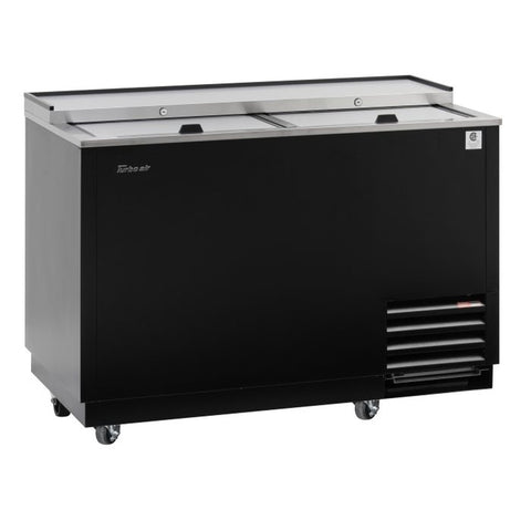 Turbo Air TBC-50SB-GF-N 50" Super Deluxe Glass and Mug Froster, Black, 2-Section