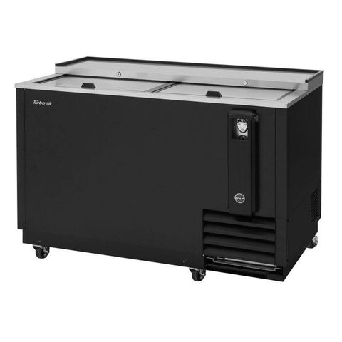 Turbo Air TBC-50SB-N6 50" Black Super Deluxe Bottle Cooler