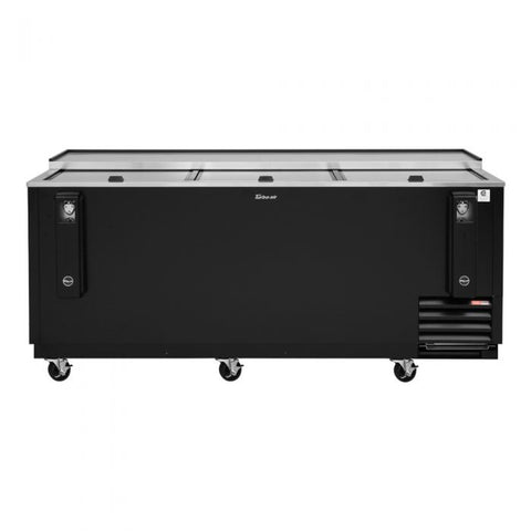 Turbo Air TBC-80SB-N 80" Super Deluxe Black Bottle Cooler