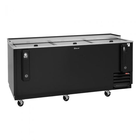Turbo Air TBC-80SB-N 80" Super Deluxe Black Bottle Cooler