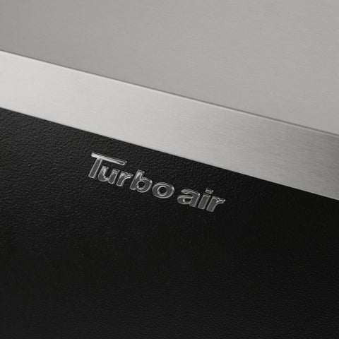 Turbo Air TBD-2SB-N6 58.75" Two-Door Draft Beer Dispenser, 2 Keg Capacity, 4-Tap, Black