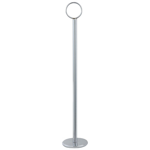 Winco TBH-12 12" Chrome Table Number Holder