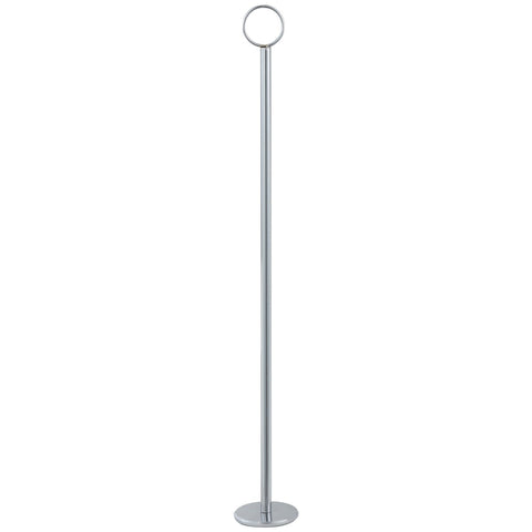 Winco TBH-18 Chrome 18" Table Number / Card / Menu Holder