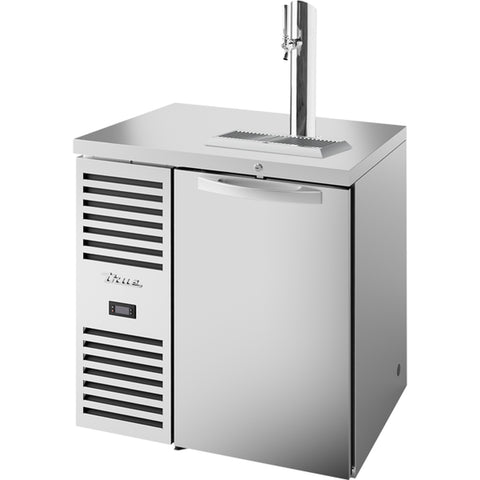 True TBR32-RISZ1-L-S-S-1 32-Inch Premier Bar Refrigerated Back Bar Cooler, 1 Solid Swing Door, Stainless Steel