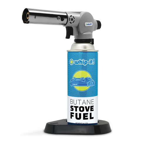 United Brands Whip-It! TC-BLWT-05 Blow Torch Bundle with Butane Stove Fuel and Base Stand