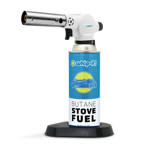 United Brands Whip-It! TC-BLWT-05 Blow Torch Bundle with Butane Stove Fuel and Base Stand