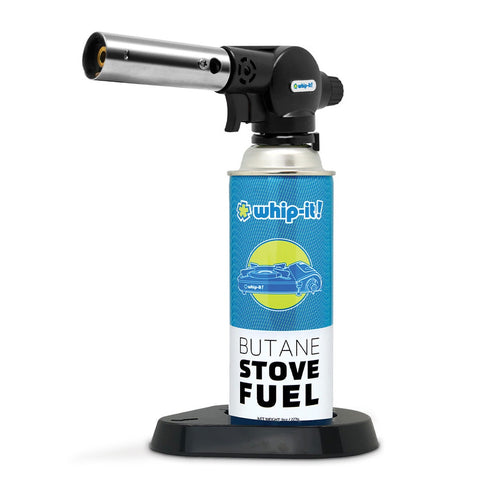 United Brands Whip-It! TC-BLWT-05 Blow Torch Bundle with Butane Stove Fuel and Base Stand