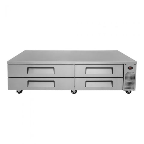 Turbo Air TCBE-82SDR-N 84" Four-Drawer Refrigerated Chef Base