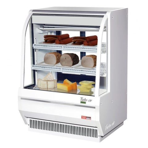 Turbo Air TCDD-36H-W(B)-N 36.5" High-Profile Refrigerated Deli Case
