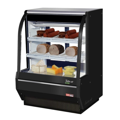 Turbo Air TCDD-36H-W(B)-N 36.5" High-Profile Refrigerated Deli Case