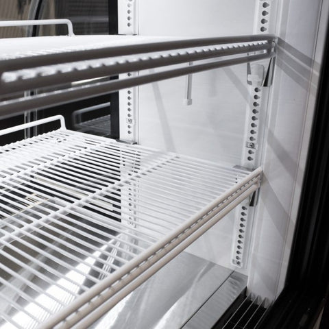 Turbo Air TCGB-60CO-W(B)-N Curved Glass Combination Dry and Refrigerated Bakery Display Case