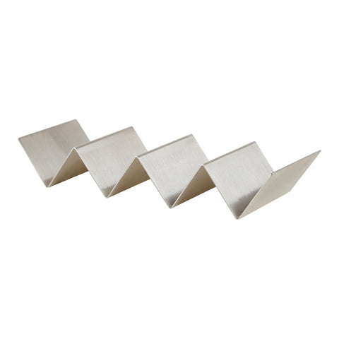 Winco TCHS-34 Stainless Steel Taco Holder, 3-4 Slots