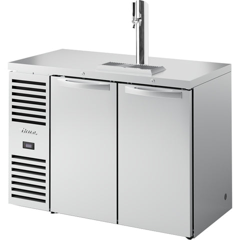 True TDR48-RISZ1-L-S-SS-1 48" Single Zone Reach-In Draft Beer Dispenser Kegerator, Stainless Steel, 115V