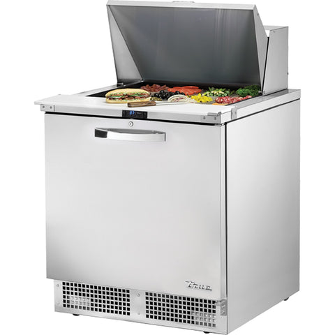 True Manufacturing TFP-32-12M 32" Sandwich/Salad Prep Table with Refrigerated Base and 12-Pan Top