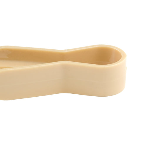 Cambro TG9133 Lugano 9" Beige Polycarbonate Serving Tongs