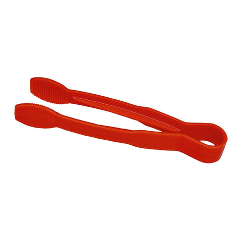 Cambro TG9404 Lugano 9-Inch Red Polycarbonate Serving Tongs