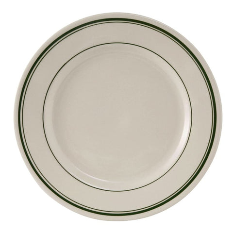 Tuxton China TGB-031 Green Bay 6-1/4" Round Eggshell Plate