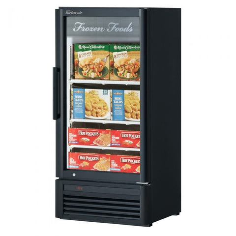 Turbo Air TGF-10SD-N Super Deluxe 1-Section Glass Swing Door Merchandiser Freezer