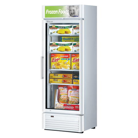 Turbo Air TGF-15SD-N One-Section Super Deluxe Glass Door Merchandiser Freezer, 13.2 cu. ft.