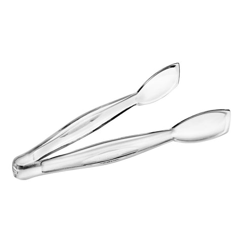 Cambro TGG9135 Lugano 9" Clear Easy-Grasp Plastic Tongs