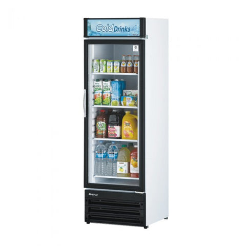 Turbo Air TGM-14RV-N6 One-Section Glass Door Refrigerated Merchandiser