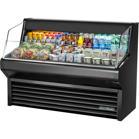 True THAC-60-LD 60-Inch Horizontal Air Curtain Refrigerated Merchandiser with LED Lighting