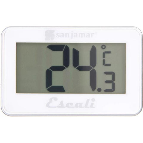 San Jamar THDGRF Digital Refrigerator/Freezer Thermometer, White