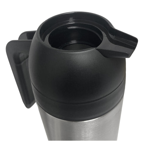 Thunder Group TJWB010 1.0L Black/Stainless Double-Wall Vacuum Carafe
