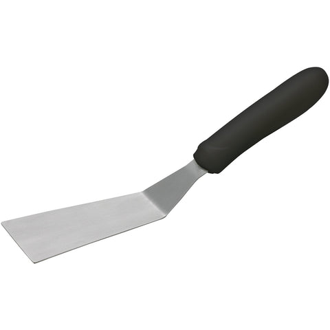 Winco TKP-50 Offset Grill Spatula with Black Polypropylene Handle