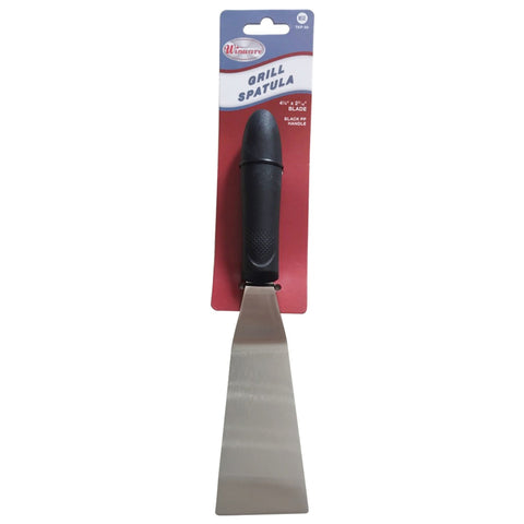Winco TKP-50 Offset Grill Spatula with Black Polypropylene Handle