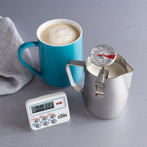 CDN TM8 Multi-Task Timer & Clock with Memory, Stopwatch, and 3-Way Mounting